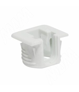 FLIPPER Полкодержатель для деревянных полок с фиксацией, белый