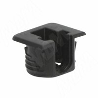 FLIPPER Полкодержатель для деревянных полок с фиксацией, черный