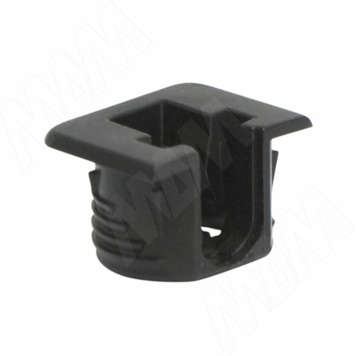 FLIPPER Полкодержатель для деревянных полок с фиксацией, черный