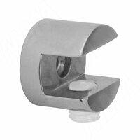 Полкодержатель для стеклянных полок толщиной 6-8 мм, хром