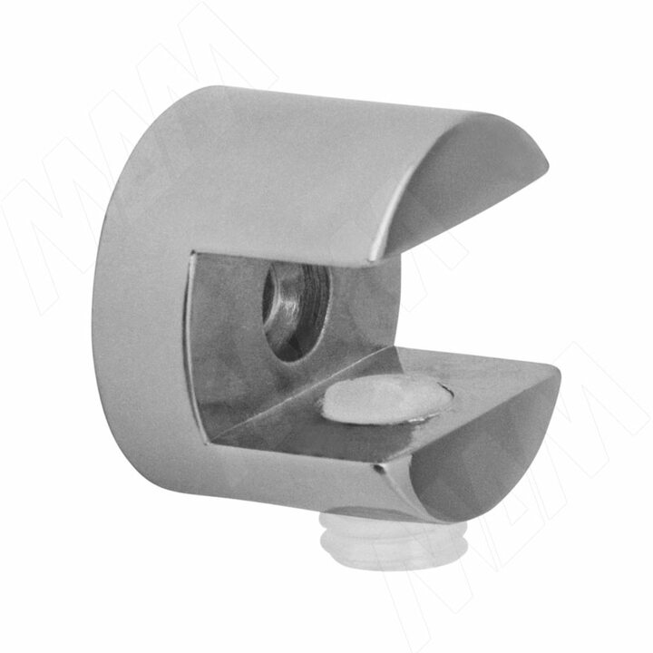 Полкодержатель для стеклянных полок толщиной 6-8 мм, хром