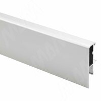 PORTAGLASS LUX Wall Верхний профиль для стеновых панелей, серебро, L-4000