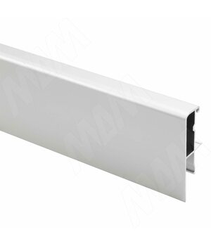 PORTAGLASS LUX Wall Верхний профиль для стеновых панелей, серебро, L-4000