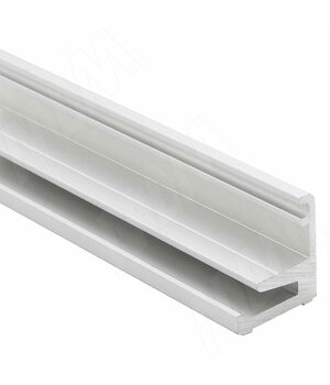 PORTAGLASS LUX Wall Нижний базовый профиль для стеновых панелей, серебро, L-1000