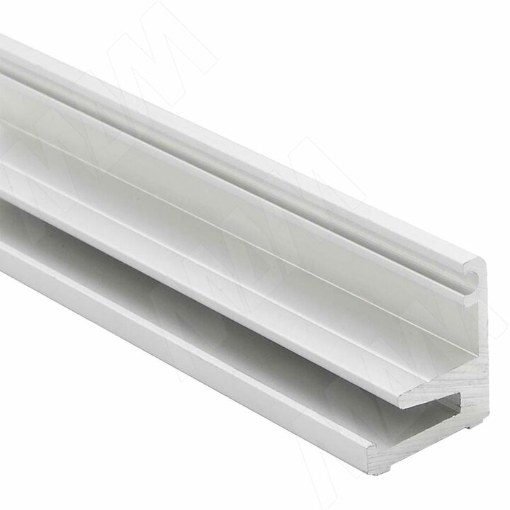 PORTAGLASS LUX Wall Нижний базовый профиль для стеновых панелей, серебро, L-1000
