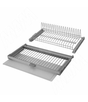 PARTNER Комплект посудосушителей с поддоном, 900 мм, хром