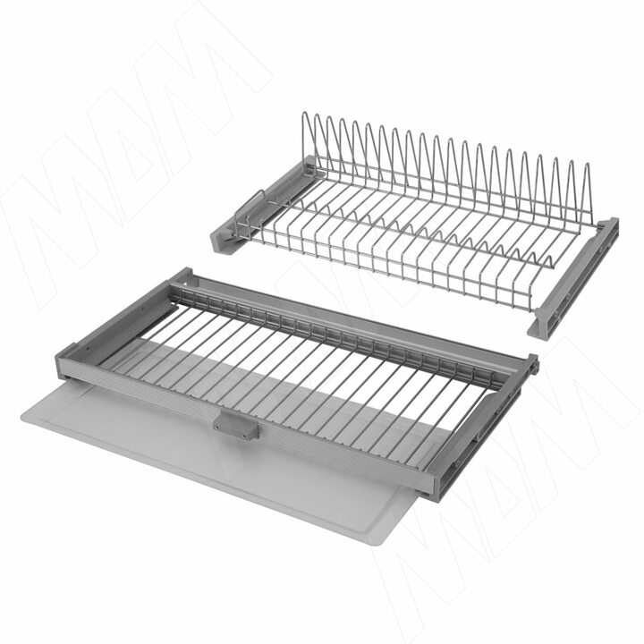 PARTNER Комплект посудосушителей с поддоном, 900 мм, хром