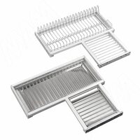 ROUND Комплект посудосушителей для углового шкафа 600х600 мм, хром