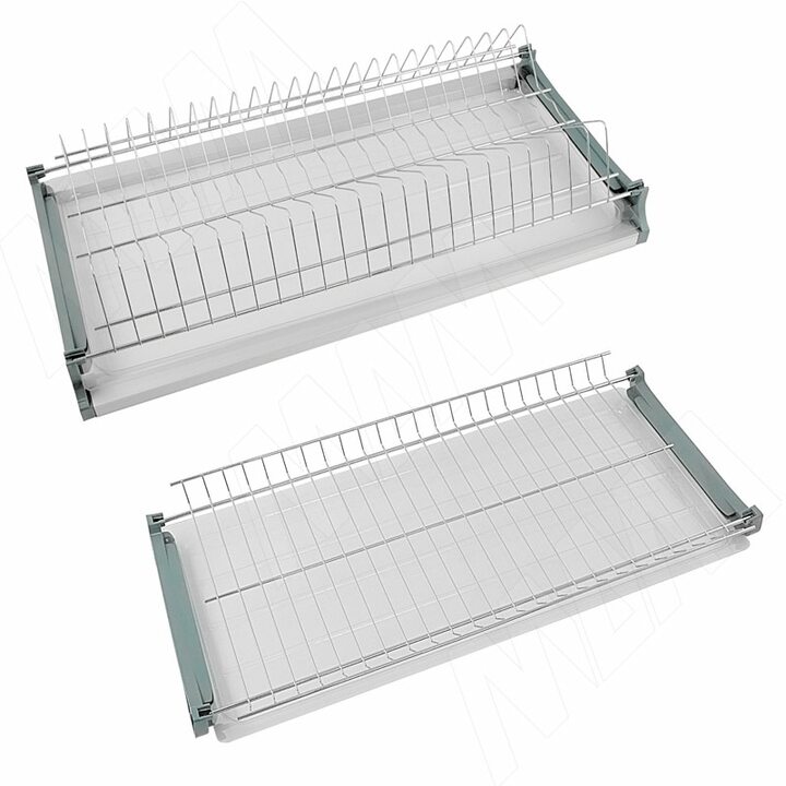 Комплект посудосушителей с 2 поддонами, 600 мм, хром