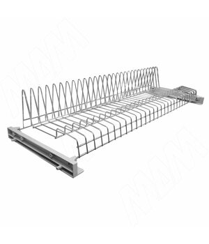 ROUND Посудосушитель для тарелок без рамки, 700 мм, хром