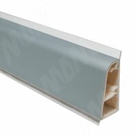 Плинтус пластиковый овальный L=4м, "Alulight"