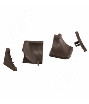 Аксессуары для треугольного вогнутого плинтуса 50.300R.BRMR, бронза