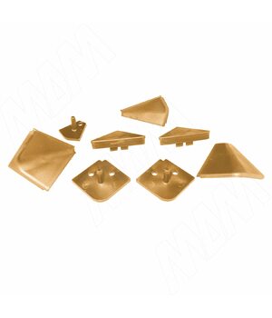 Аксессуары для треугольного плинтуса, коричневый