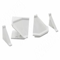 Аксессуары для треугольного плинтуса 32.01R, белый