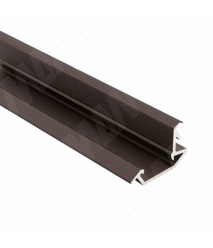 Профиль FM4, врезной, темно-коричневый, 26х13мм, L-3000