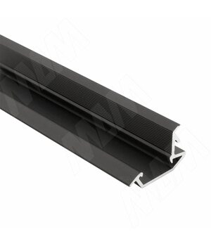 Профиль FM4, врезной, черный, 26х13мм, L-3000