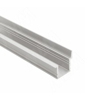 Профиль FM6, врезной со шторкой, серебро, 20х19мм, L-2000