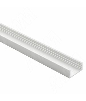 Профиль SM1, накладной, серебро, 16х7,5мм, L-3000