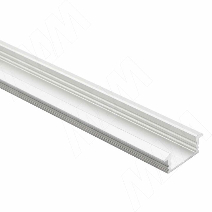 Профиль FM1, врезной, серебро, 20х7,5мм, L-2000