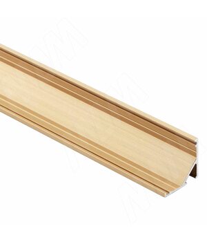 Профиль СМ2, угловой, золото матовое, 16х16мм, для овального рассеивателя, L-3000