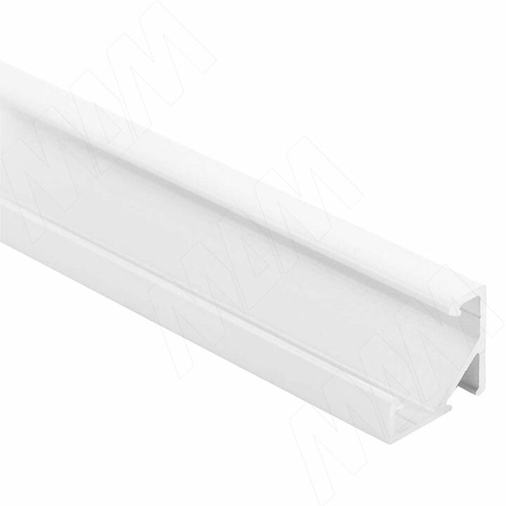 Профиль СМ1, угловой, белый матовый, 16х16мм, L-2000