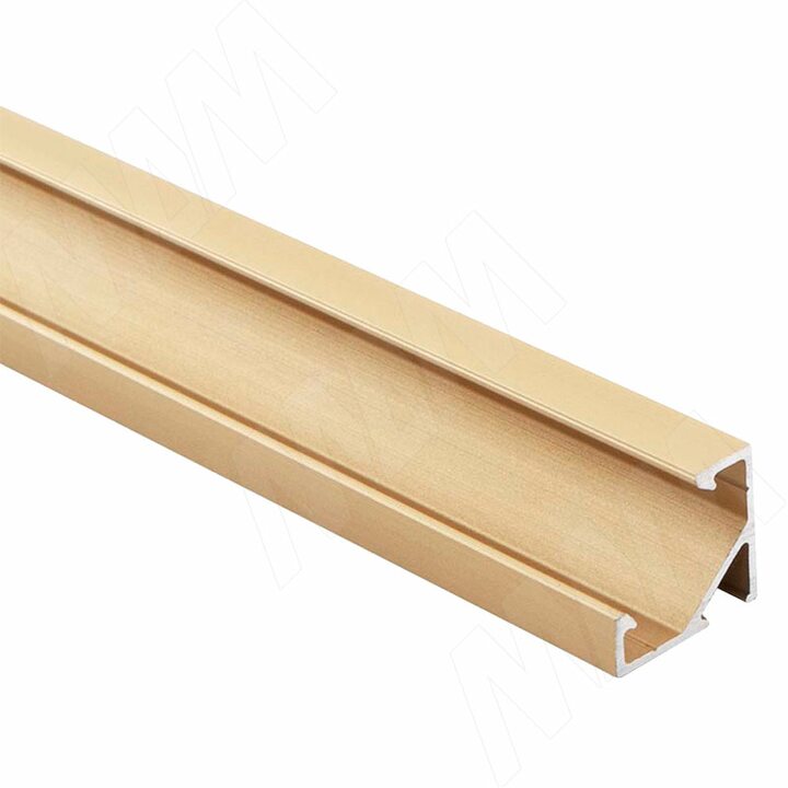 Профиль СМ1, угловой, золото матовое, 16х16мм, L-3000