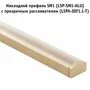 Заглушка торцевая для SM1, золото матовое