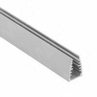 Профиль для подсветки стеклянных полок 4-5мм, 18х12мм, L-2000