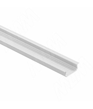 Профиль FM1/F, врезной, серебро, 18х6мм, для плоского рассеивателя, L-3000