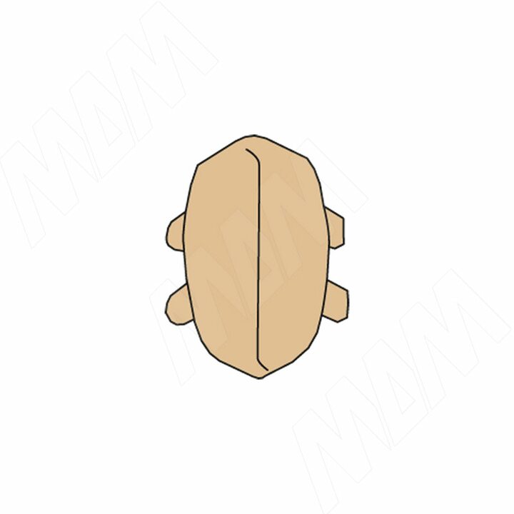 Заглушка угловая сосна