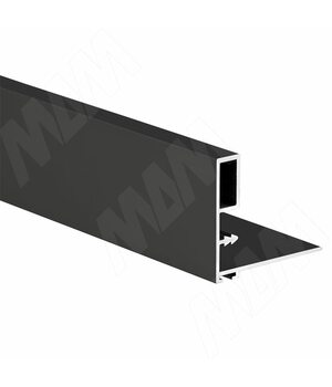 Профиль-ручка стандартная, для фасада 18 мм, черный, L-6000