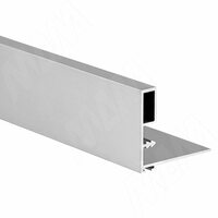 Профиль-ручка стандартная, для фасада 18 мм, серебро, L-3000