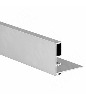 Профиль-ручка стандартная, для фасада 18 мм, серебро, L-3000