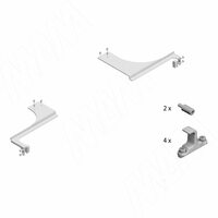 B-MOVED PS48 Комплект соединительных элементов для двухдверного шкафа