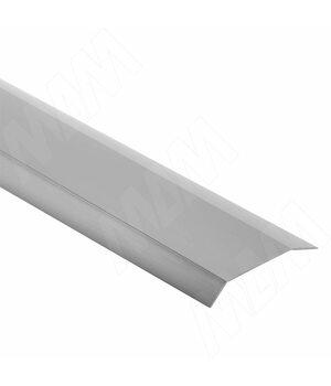 PS48 Накладка пылезащитная на ролики для внешней двери, серебро, L-3000