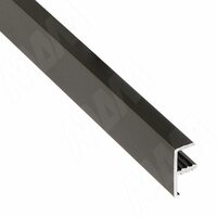 INTEGRO Профиль окантовочный врезной, для плиты 18 мм, 20х9х8, бронза, L-6000