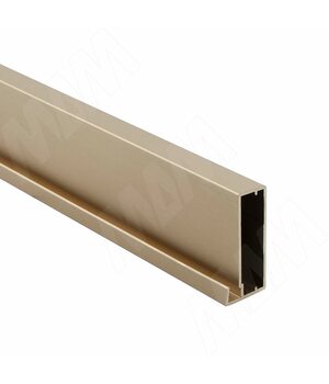 INTEGRO Профиль рамочный широкий, 45х20х8, золото шлифованное, L-6000