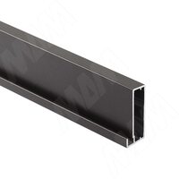 INTEGRO Профиль рамочный широкий, 45х20х8, графит, L-6000
