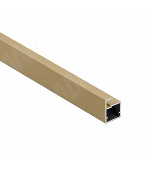 INTEGRO Профиль рамочный узкий, 19х20х8 мм, золото шлифованное, L-6000