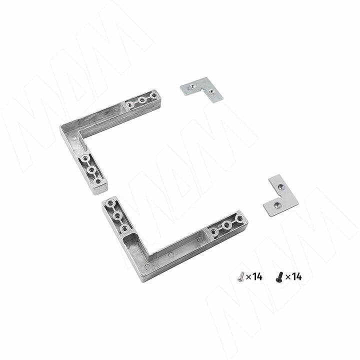 SECRET MAXI Комплект уголков для сборки рамочного профиля (2 больших и 2 маленьких)