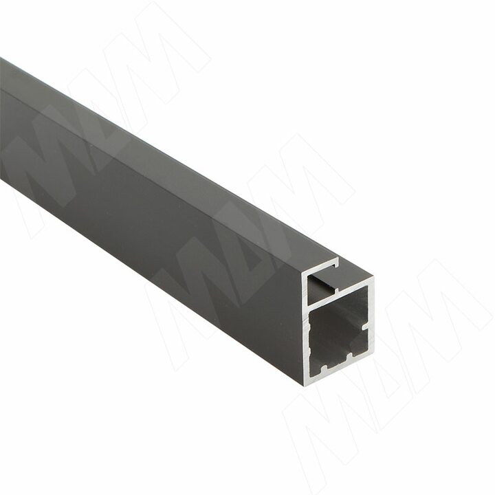 SECRET Профиль рамочный узкий, 19x27x9,4, черный, L-6100