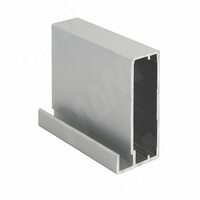 INTEGRO Профиль рамочный широкий, 45х20х8, серебро, L-6000
