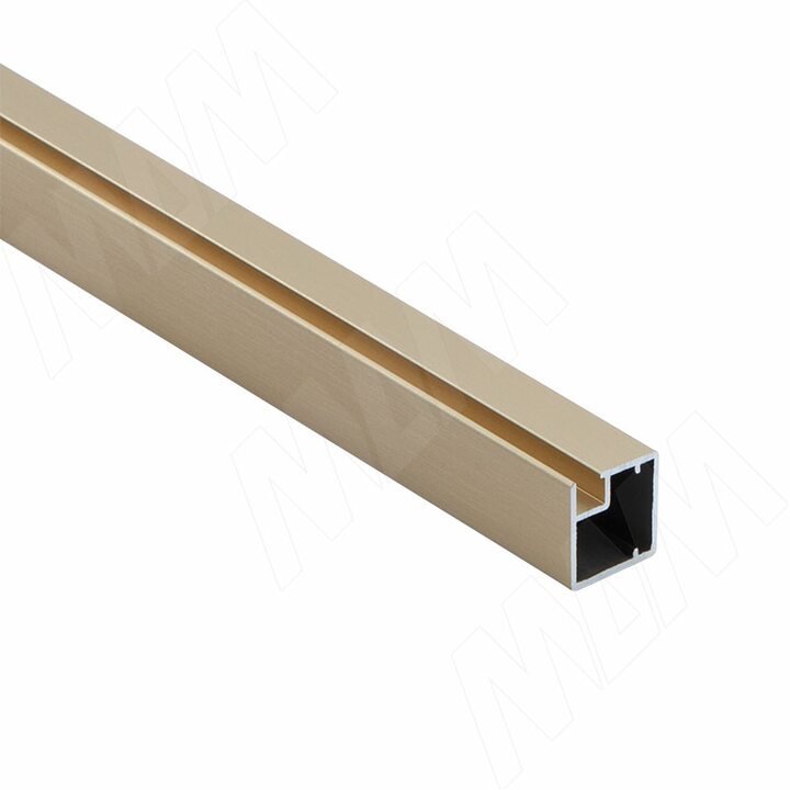 INTEGRO Профиль рамочный узкий, 19х20х19 мм, золото шлифованное, L-6000