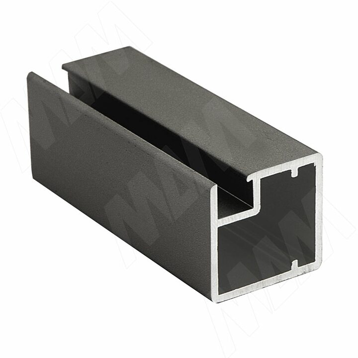 INTEGRO Профиль рамочный узкий, 19х20х19, бронза, L-6000