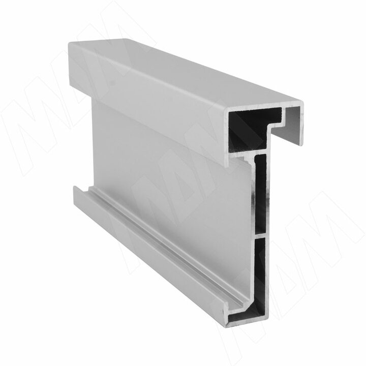 PS19 Горизонт. профиль верх/низ, серебро, L-6000