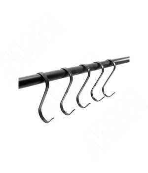 LANDSBY Комплект 5 крючков, черный