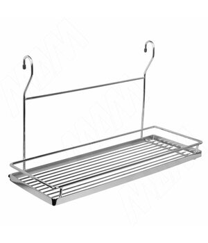 Полка одинарная прямоуг. хром