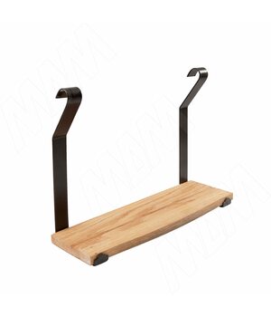 LANDSBY Полка 280 мм, черный/дуб