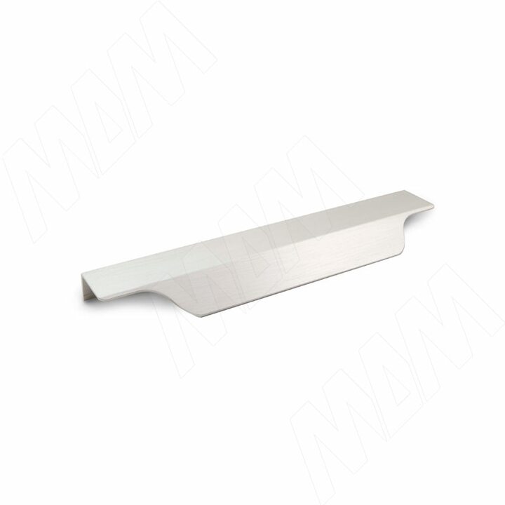 Профиль-ручка 200мм крепление саморезами нерж. сталь