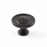 Ручка-кнопка D31мм черный матовый